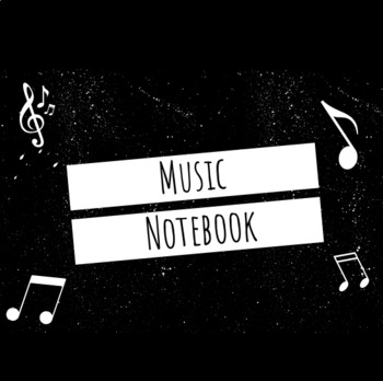 Music Notebook by Music with Mrs Finch | TPT