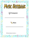 Music Notebook Covers