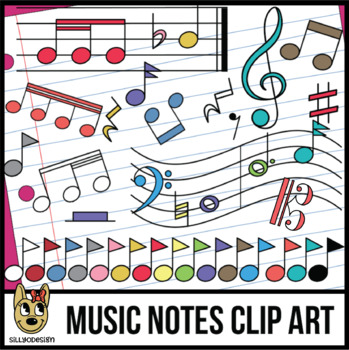 Preview of Music Notes Clip Art