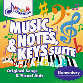Music, Notes, & Keys Suite