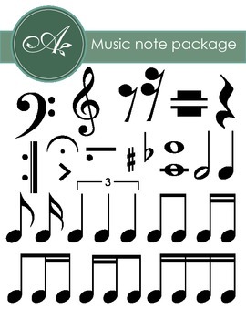Preview of Music Notes, Rests and Notations