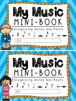 Preview of Music Notes and Rests:  Music Mini Book