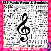 Music Notes and Symbols Clip Art | Musical Notation BUNDLE