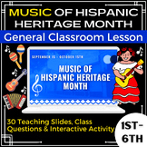 Music Of Hispanic Heritage Month - General Classroom Lesso