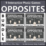 Halloween Music Opposites Interactive Music Games BUNDLE {