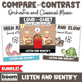 Boom Cards™ Music Opposites - High and Low, Fast and Slow,