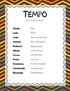 Preview of Music Pack 1 - Tempo, Notes, Dynamics, Articulation