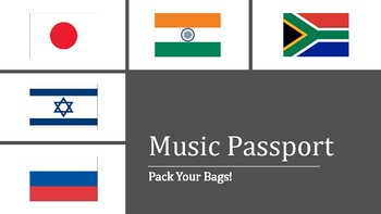 Preview of Music Passport Digital PDF