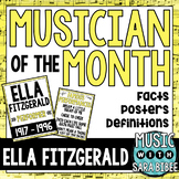 Music Performer of the Month: Ella Fitzgerald Bulletin Board Pack