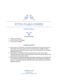 Music Pitch Flashcards