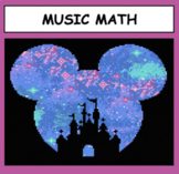 Music Pixel Art -Music Math - MAGICAL MOUSE CASTLE