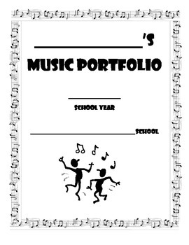 Preview of Music Portfolios Package