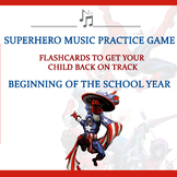 Music Practice Game for Beginning of the Year