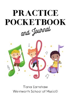 Preview of Music Practice Pocketbook and Journal