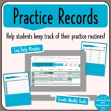 Music Practice Records made for Google Sheets
