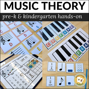 Preview of Music Preschool Pack - "I am a Musician" - American - English