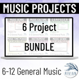 Music Project BUNDLE for Middle School and High School Mus