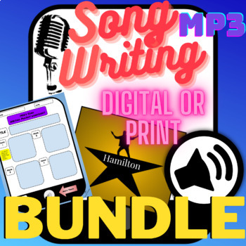 Preview of Music Project Fun Song Writing BUNDLE | PERFORMANCE!