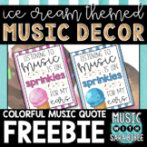 Music Quote - Ice Cream Theme {FREEBIE!} Sprinkles For My Ears...