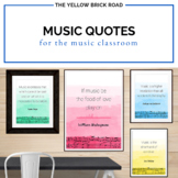Music Quote Posters for Music Teachers