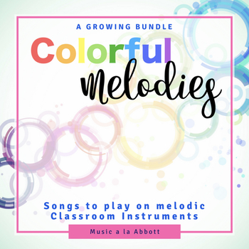 Preview of Music Reading: Colorful Melodies, a Growing Bundle for teaching music literacy