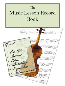 Preview of Music Record Book