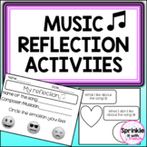 Music Reflection Activities