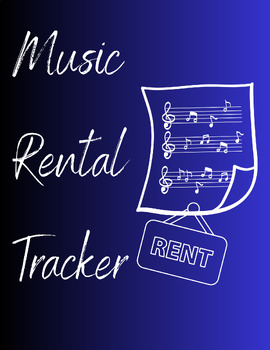 Preview of Music Rental Tracker Template