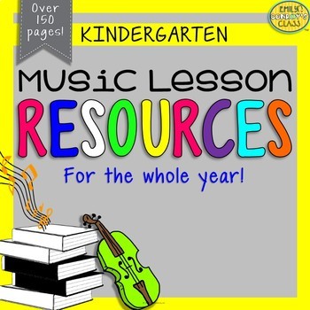 Preview of Music Resources (Kindergarten Music Activities and Worksheets-Set #1)