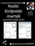 Music Response Journal #3 (Junior/Intermediate)- No Prep!