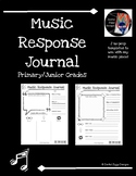 Music Response Journal #1 (Primary/Junior)- No Prep!