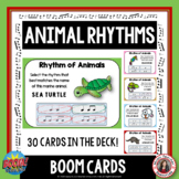Music Rhythm Activities - BOOM Cards™ Digital Task Cards