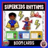 Music Rhythm Activities - BOOM Cards™ Digital Task Cards