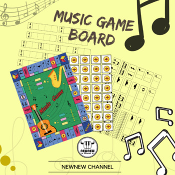 Preview of Music Rhythm Game board with rhythm card and chance card