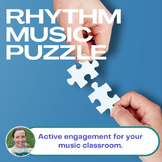 Music Rhythm Music Class Puzzle Activity