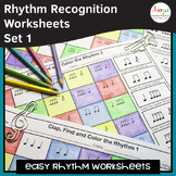 Music Rhythm Worksheets 1