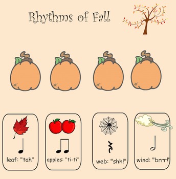 Preview of Music: Rhythms of Fall - Interactive Whiteboard File