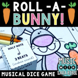 Music Roll a Bunny Game - Learn Notes and Rests!