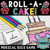 Music Roll a Cake Game - Learn Notes and Rests!