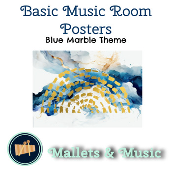 Preview of Music Room Basics Poster Set