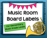 Music Room Board Labels