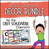 Music Room Decor Kit for the Orff Schulwerk Classroom - Pe