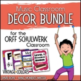 Music Room Decor Kit for the Orff Schulwerk Classroom - Vi