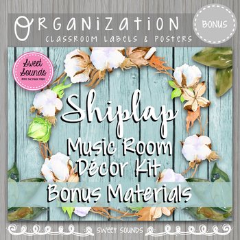 Preview of Music Room Decor - Bonus - Inspirational Posters, Grade, Month Labels