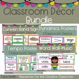 Music Room Decor Bundle-Dynamics, Tempo, Word Wall, and Solfege