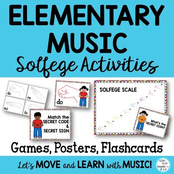 Music Room Decor Essentials: Kodaly Solfege Posters, Games ...