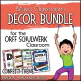 Music Room Decor Kit for the Orff Schulwerk Classroom - Co