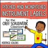Music Room Instrument Labels, Setup, and Rules - Heritage 