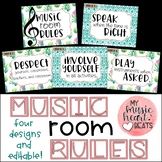 Music Room Rule Set - 4 Designs!