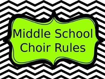 Preview of Music Room Rules